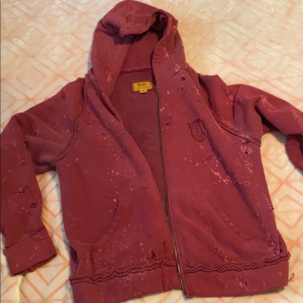 Distressed hoodie